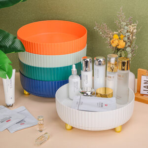 Large Capacity 360 Degrees Rotating Lazy Susan Makeup & Spice Organizer