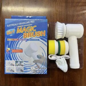 Rechargeable Cordless Magic Brush Electric Spin Scrubber for Bathroom, Kitchen, Tub & Tile Cleaning