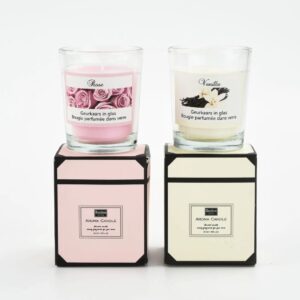 Glass Cap Cunned Scented Candles – Handmade Soy Wax Home Fragrance Candles