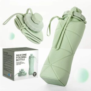 Silicon Folding Bottle – Portable Food Grade Foldable Water Bottle