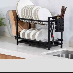 2 Tier Dish Drying Rack for Kitchen counter.