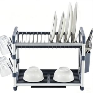 2 Tier Dish Drying Rack for Kitchen counter.