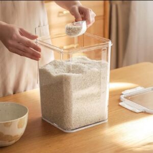 Large Capacity Multifunction Airtight Food Storage Containers 5.3L & 6.5L with Scoop
