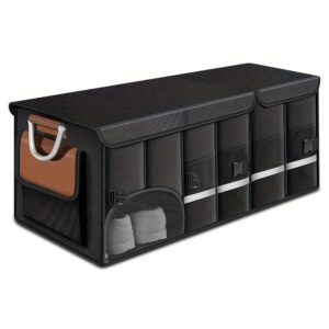 Heavy Duty Car Boot Organizer 112L – Waterproof Foldable Car Trunk Storage Box