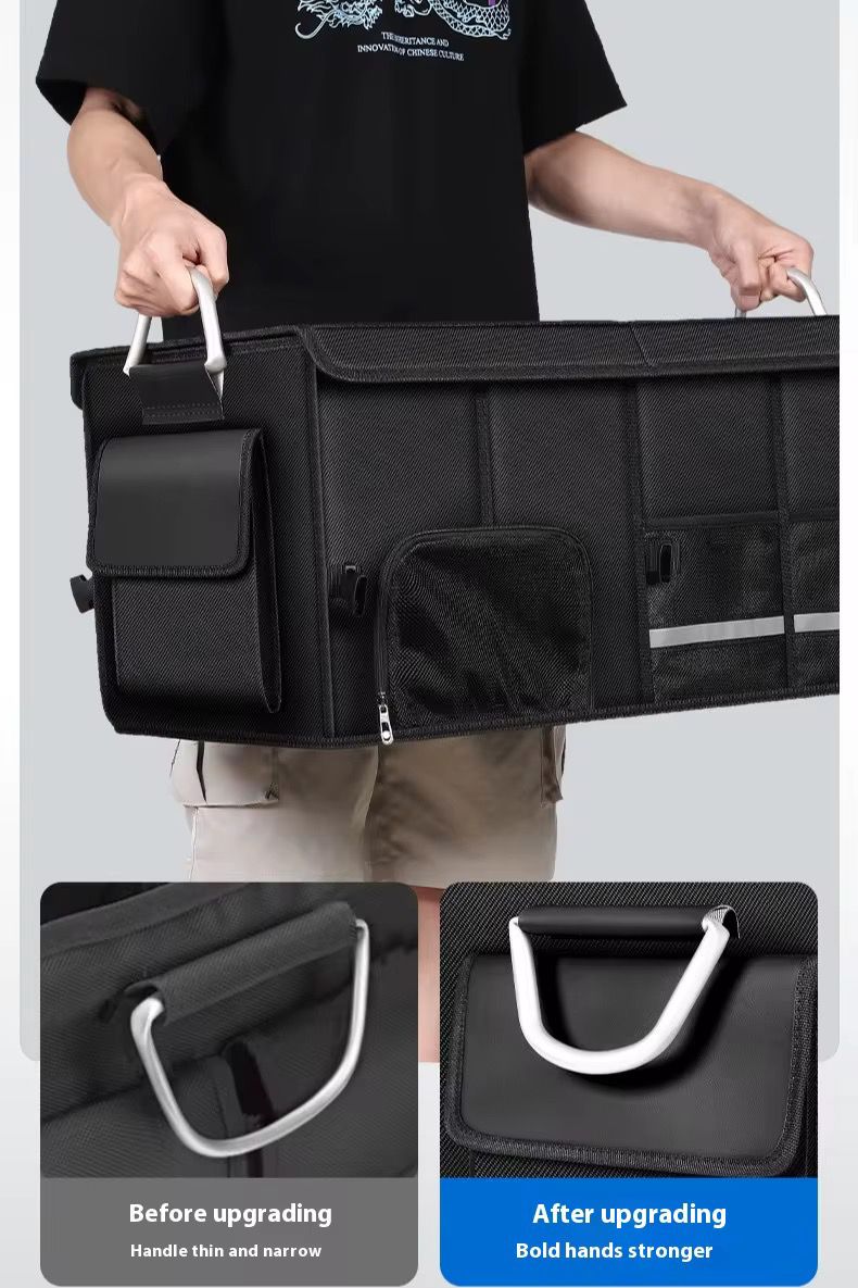 Heavy Duty Car Boot Organizer 112L – Waterproof Foldable Car Trunk Storage Box