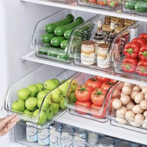 Acrylic Fridge Storage Box – Large Capacity Clear Fridge Organizer