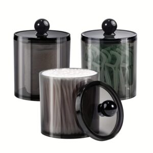 Versatile Acrylic Bathroom Organizer – Cotton Swab & Makeup Storage Box