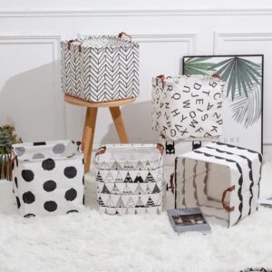 Cotton laundry basket