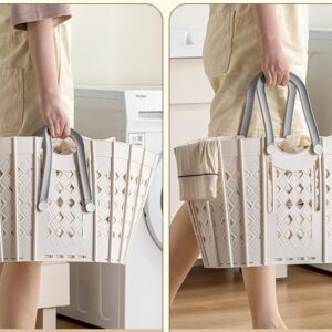 Plastic laundry basket