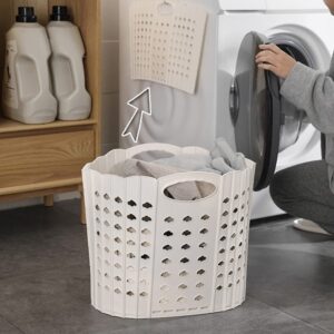 Plastic laundry basket