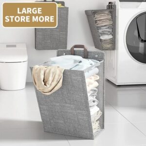 Foldable Adhesive Laundry Basket Hamper