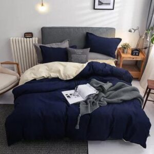 Plain Double sided color Cotton Duvet covers.