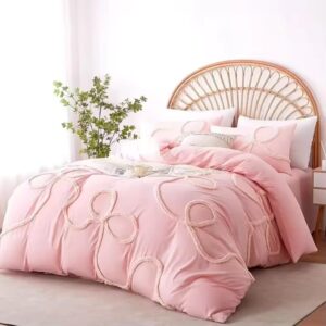 Bowknot Tufted Duvet cover set.