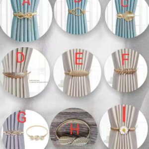 Spring Curtain holders/Tie-back.