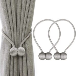MAGNETIC TIE BACK CURTAIN HOLDERS.